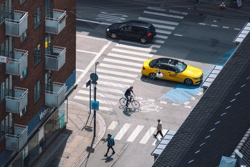 Photo of bicycle on the road
