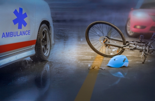 Photo of bicycle accident